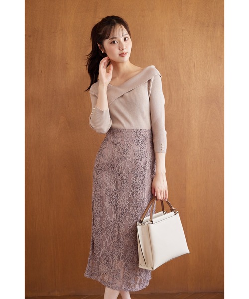 tocco closet（トッコ　クローゼット）の「２ＷＡＹショルダー＆キーチャーム付きバッグ（ショルダーバッグ・レディース・アイボリー/ブラック・M）」の4枚目の写真