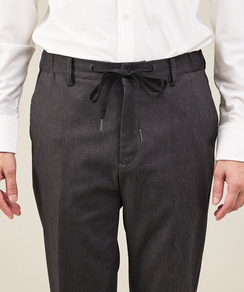 ABAHOUSE GRAY（アバハウスグレイ）の「【ハイパーストレッチ】ツイル柄 イージースラックス（スラックス・メンズ・チャコールグレー/ブラック/グレイッシュベージュ/ネイビー/ベージュ・44/46/48/50）」の9枚目の写真