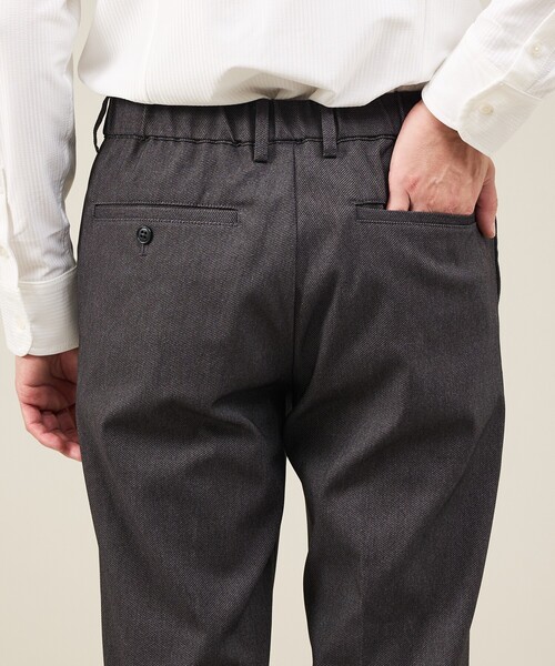 ABAHOUSE GRAY（アバハウスグレイ）の「【ハイパーストレッチ】ツイル柄 イージースラックス（スラックス・メンズ・チャコールグレー/ブラック/グレイッシュベージュ/ネイビー/ベージュ・44/46/48/50）」の12枚目の写真