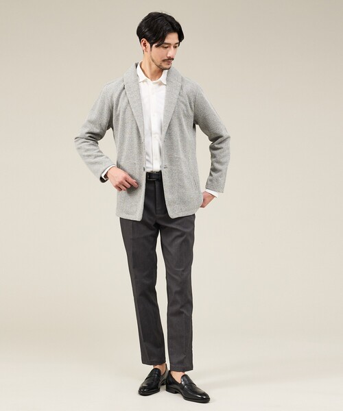 ABAHOUSE GRAY（アバハウスグレイ）の「【ハイパーストレッチ】ツイル柄 イージースラックス（スラックス・メンズ・チャコールグレー/ブラック/グレイッシュベージュ/ネイビー/ベージュ・44/46/48/50）」の15枚目の写真