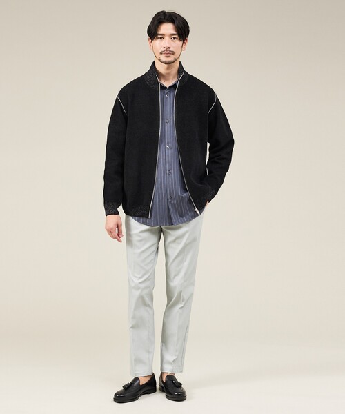 ABAHOUSE GRAY（アバハウスグレイ）の「【ハイパーストレッチ】ツイル柄 イージースラックス（スラックス・メンズ・チャコールグレー/ブラック/グレイッシュベージュ/ネイビー/ベージュ・44/46/48/50）」の21枚目の写真