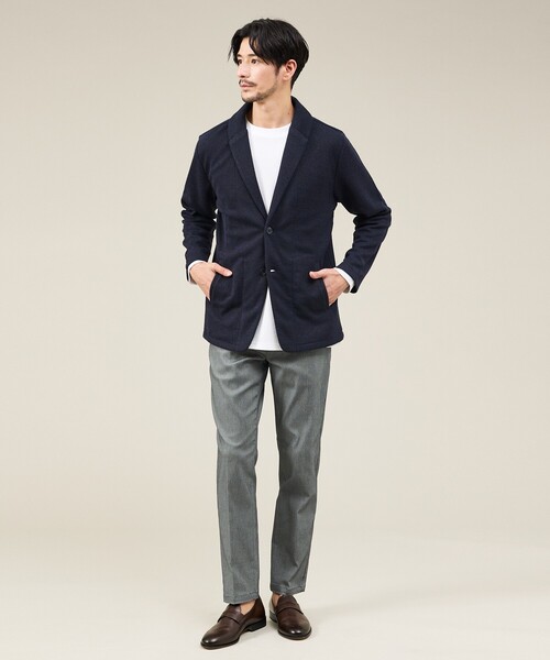 ABAHOUSE GRAY(アバハウスグレイ)の「【ハイパーストレッチ】ツイル柄 イージースラックス(スラックス・メンズ・チャコールグレー/ブラック/グレイッシュベージュ/ネイビー/ベージュ・44/46/48/50)」の15枚目の写真