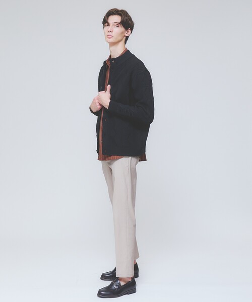 ABAHOUSE GRAY(アバハウスグレイ)の「【ハイパーストレッチ】ツイル柄 イージースラックス(スラックス・メンズ・チャコールグレー/ブラック/グレイッシュベージュ/ネイビー/ベージュ・44/46/48/50)」の8枚目の写真