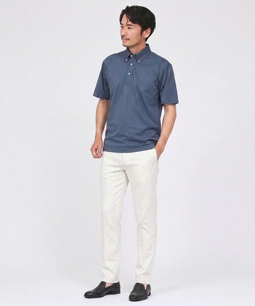 ABAHOUSE GRAY（アバハウスグレイ）の「【ハイパーストレッチ】ツイル柄 イージースラックス（スラックス・メンズ・チャコールグレー/ブラック/グレイッシュベージュ/ネイビー/ベージュ/オフホワイト・44/46/48/50）」の11枚目の写真