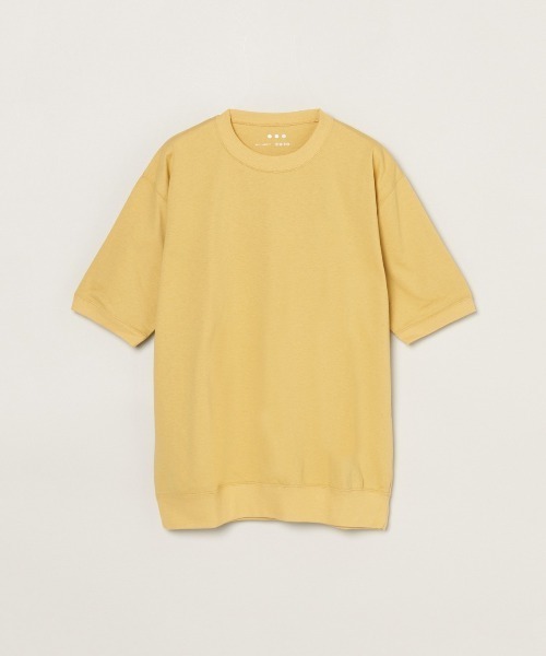 three dots(スリードッツ)の「オーガニックコットン スウェットシャツ(スウェット・メンズ・ピンク/イエロー・MEDIUM/LARGE)」の2枚目の写真