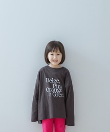 LOWRYS FARM（ローリーズファーム）の「プリントロゴＴＬＳ　581452（Tシャツ/カットソー・キッズ）」