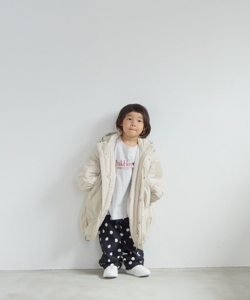 LOWRYS FARM（ローリーズファーム）の「プリントロゴＴＬＳ　581452（Tシャツ/カットソー・キッズ・チャコールグレー/グレー/オフホワイト/ピンク・110cm/120cm/130cm/140cm/150cm）」の6枚目の写真