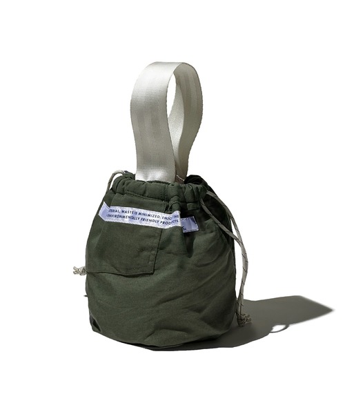 PUEBCO(プエブコ)の「VINTAGE JUMPSUIT FABRIC DRAWSTRING BAG(ハンドバッグ・メンズ・その他・ONE SIZE)」の5枚目の写真