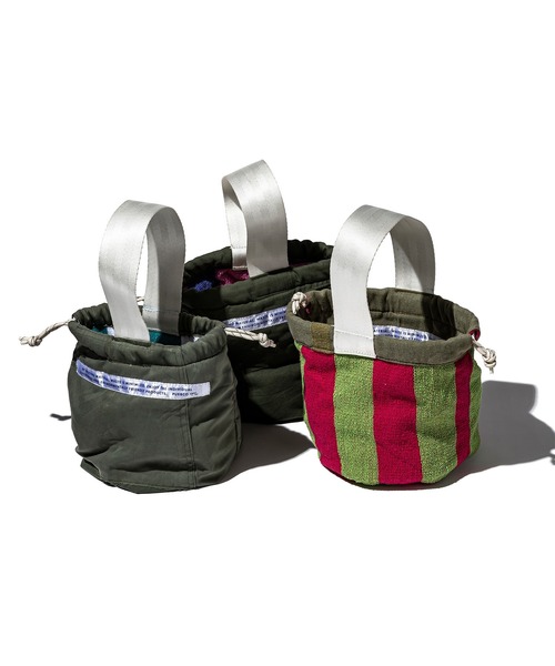 PUEBCO(プエブコ)の「VINTAGE JUMPSUIT FABRIC DRAWSTRING BAG(ハンドバッグ・メンズ・その他・ONE SIZE)」の7枚目の写真