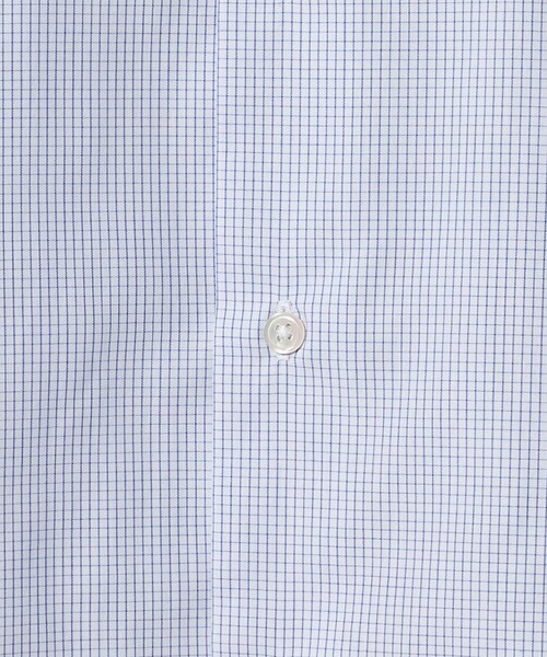 A DAY IN THE LIFE UNITED ARROWS(アデイインザライフユナイテッドアローズ)の「グラフチェック セミワイドカラーシャツ-イージーケア-<A DAY IN THE LIFE>(シャツ/ブラウス・メンズ・ライトブルー・40cm/39cm/37cm/41cm/38cm/42cm)」の6枚目の写真
