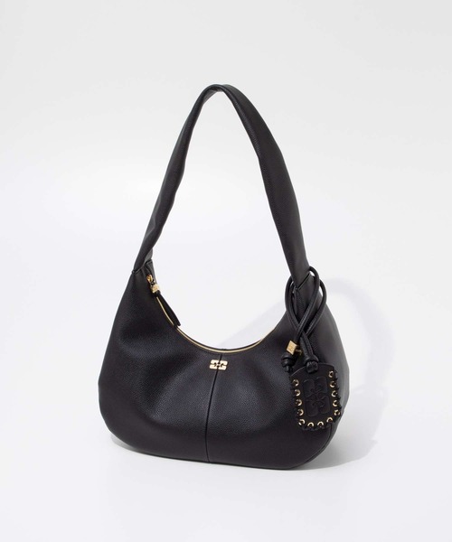 GANNI（ガニー）の「GANNI Hobo Medium Grained ガニー ホーボー ショルダーバッグ（ショルダーバッグ・レディース・ブラック・FREE）」の5枚目の写真