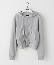 【Geek Office / ギークオフィス】LCDC TM / SHIRRING DETAIL ZIP-UP HOODIE