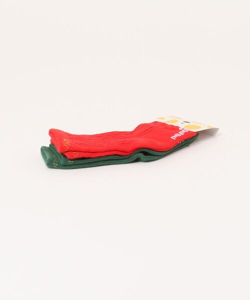 moimoln(モイモルン)の「【2点セット】メリーソックス・靴下(ソックス/靴下・キッズ・レッド・14.0cm/12.0cm/10cm/16.0cm/18.0cm)」の7枚目の写真
