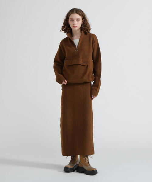 AVIREX（アヴィレックス）の「《直営店限定》SHAGGY SKIRT/シャギースカート（スカート・レディース・ブラウン/グレー/ライトグリーン・F）」の19枚目の写真