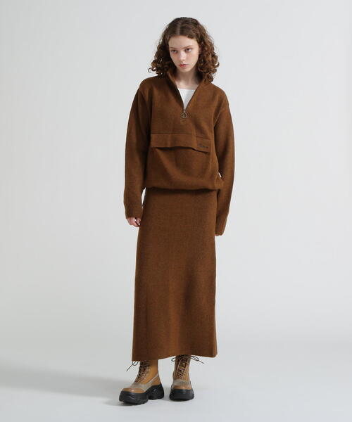 AVIREX（アヴィレックス）の「《直営店限定》SHAGGY SKIRT/シャギースカート（スカート・レディース・ブラウン/グレー/ライトグリーン・F）」の18枚目の写真