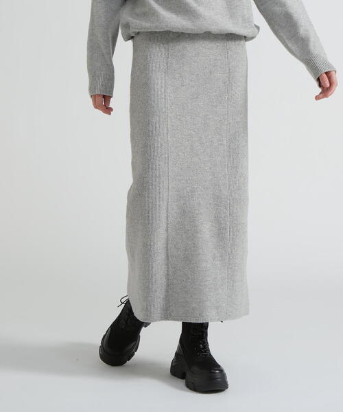 AVIREX（アヴィレックス）の「《直営店限定》SHAGGY SKIRT/シャギースカート（スカート・レディース・ブラウン/グレー/ライトグリーン・F）」の6枚目の写真