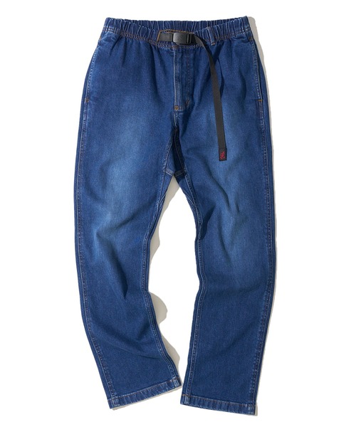 Gramicci（グラミチ）の「【Gramicci/グラミチ】STRETCH DENIM NN-PANT CROPPED / ストレッチデニムテーパードパンツ GMP5-SJP13（デニムパンツ・メンズ・インディゴブルー/サックスブルー/ワンウォッシュ・SMALL/X-LARGE/LARGE/MEDIUM）」の2枚目の写真