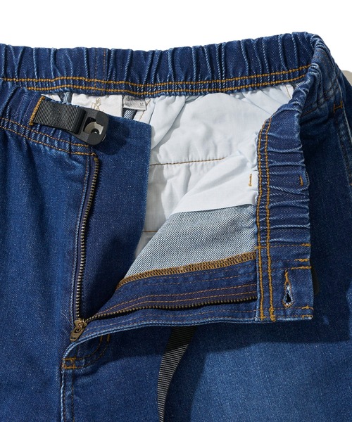 Gramicci（グラミチ）の「【Gramicci/グラミチ】STRETCH DENIM NN-PANT CROPPED / ストレッチデニムテーパードパンツ GMP5-SJP13（デニムパンツ・メンズ・インディゴブルー/サックスブルー/ワンウォッシュ・SMALL/X-LARGE/LARGE/MEDIUM）」の7枚目の写真