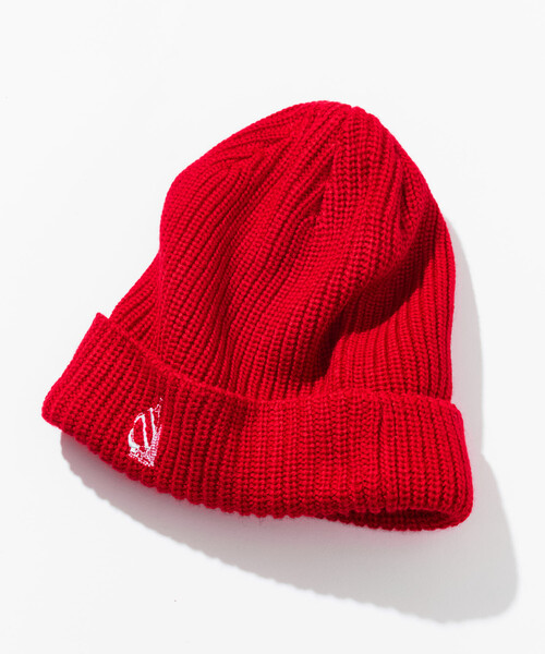 NAUTICA（ノーティカ）の「NAUTICA/ノーティカ ヴィンテージライク SAIL刺繍 ニットキャップ（ニットキャップ/ビーニー・メンズ・チャコールグレー/ブラック/ネイビー/レッド/オフホワイト/イエロー・ﾌﾘ-）」の6枚目の写真