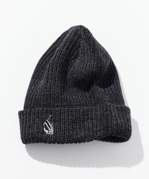 NAUTICA（ノーティカ）の「NAUTICA/ノーティカ ヴィンテージライク SAIL刺繍 ニットキャップ（ニットキャップ/ビーニー・メンズ・チャコールグレー/ブラック/ネイビー/レッド/オフホワイト/イエロー・ﾌﾘ-）」の3枚目の写真