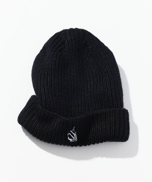 NAUTICA（ノーティカ）の「NAUTICA/ノーティカ ヴィンテージライク SAIL刺繍 ニットキャップ（ニットキャップ/ビーニー・メンズ・チャコールグレー/ブラック/ネイビー/レッド/オフホワイト/イエロー・ﾌﾘ-）」の2枚目の写真