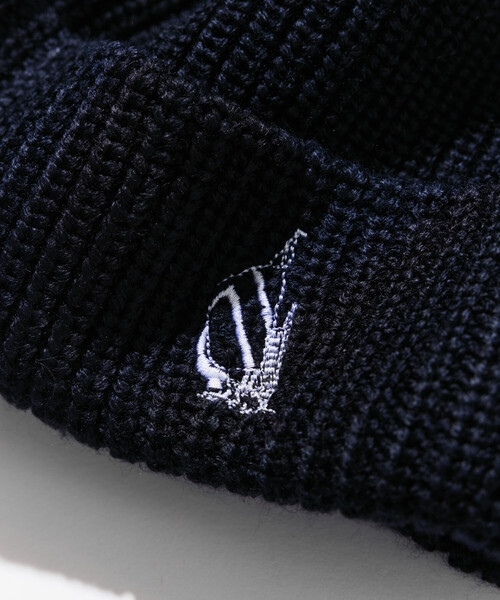 NAUTICA（ノーティカ）の「NAUTICA/ノーティカ ヴィンテージライク SAIL刺繍 ニットキャップ（ニットキャップ/ビーニー・メンズ・チャコールグレー/ブラック/ネイビー/レッド/オフホワイト/イエロー・ﾌﾘ-）」の8枚目の写真