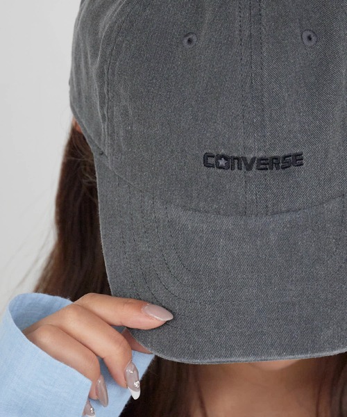 CONVERSE（コンバース）の「CONVERSE/コンバース ローキャップ ピグメント6パネル キャップ（キャップ・メンズ・ベージュ/ピンク/ブラック・57-59cm）」の16枚目の写真