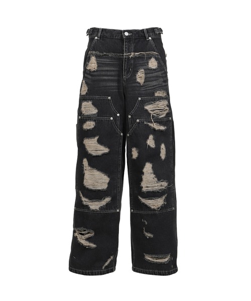 Wizzard（ウィザード）の「PAINTER DENIM PANTS(EXCLUSIVE)（デニムパンツ・メンズ・ブルー/ブラック・1/2/3）」の2枚目の写真