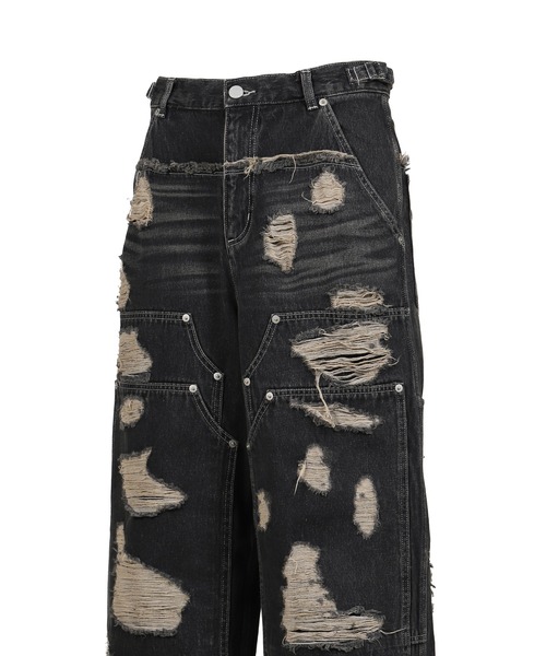 Wizzard（ウィザード）の「PAINTER DENIM PANTS(EXCLUSIVE)（デニムパンツ・メンズ・ブルー/ブラック・1/2/3）」の6枚目の写真