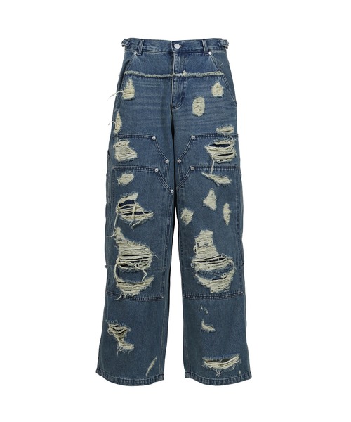 Wizzard（ウィザード）の「PAINTER DENIM PANTS(EXCLUSIVE)（デニムパンツ・メンズ・ブルー/ブラック・1/2/3）」の8枚目の写真