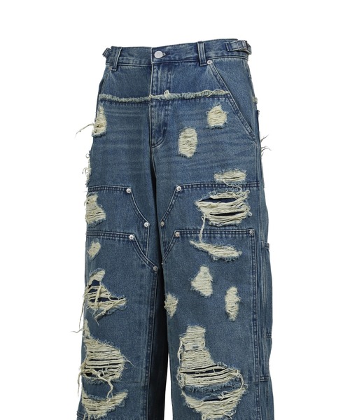Wizzard（ウィザード）の「PAINTER DENIM PANTS(EXCLUSIVE)（デニムパンツ・メンズ・ブルー/ブラック・1/2/3）」の12枚目の写真
