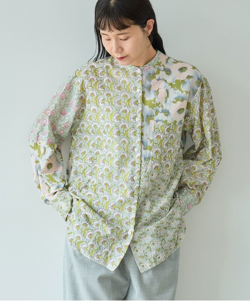 平和屋着物○長襦袢 袷 舞梅地紋 暈し染め 正絹 逸品 DAAZ7524ud