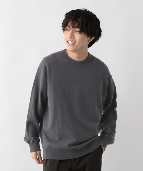 【希少Mサイズ❗️】stone ダークグレー厚手ニット GLOBAL WORK（グローバルワーク）の「スウェーター/無地/581068