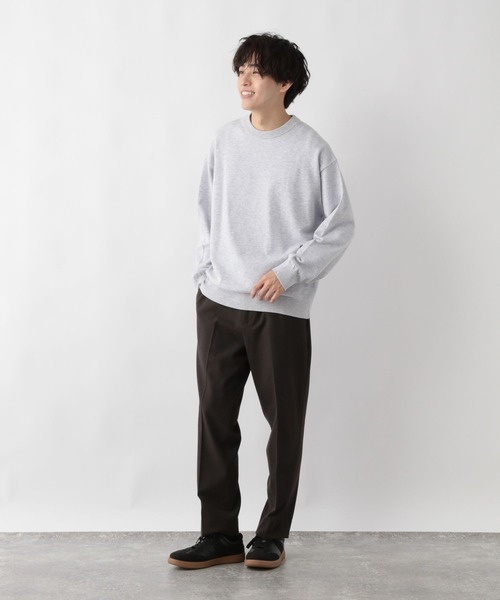 GLOBAL WORK（グローバルワーク）の「スウェーター/無地/581068（ニット/セーター・メンズ・グレー/グリーン/チャコールグレー/ネイビー・MEDIUM/X-LARGE/SMALL/LARGE）」の11枚目の写真
