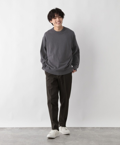 GLOBAL WORK（グローバルワーク）の「スウェーター/無地/581068（ニット/セーター・メンズ・グレー/グリーン/チャコールグレー/ネイビー・MEDIUM/X-LARGE/SMALL/LARGE）」の5枚目の写真