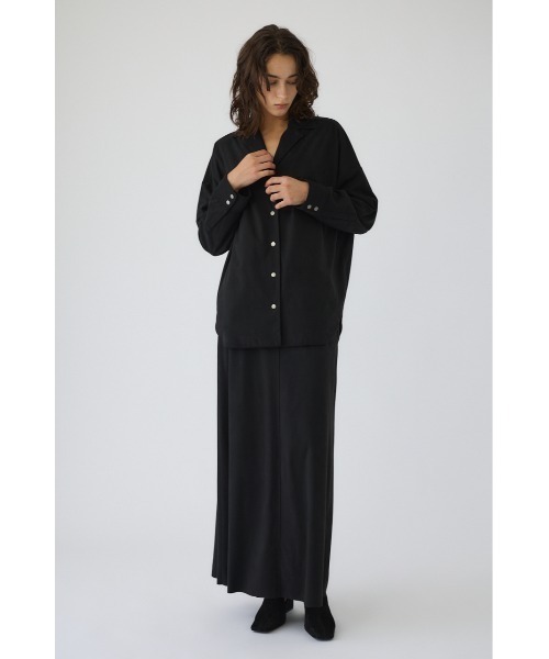 RIM.ARK(リムアーク)の「Open collar F/Suede shirt JK オープンカラーフェイクスエードシャツジャケット(シャツ/ブラウス・レディース・カーキ/ブラック・FREE)」の20枚目の写真