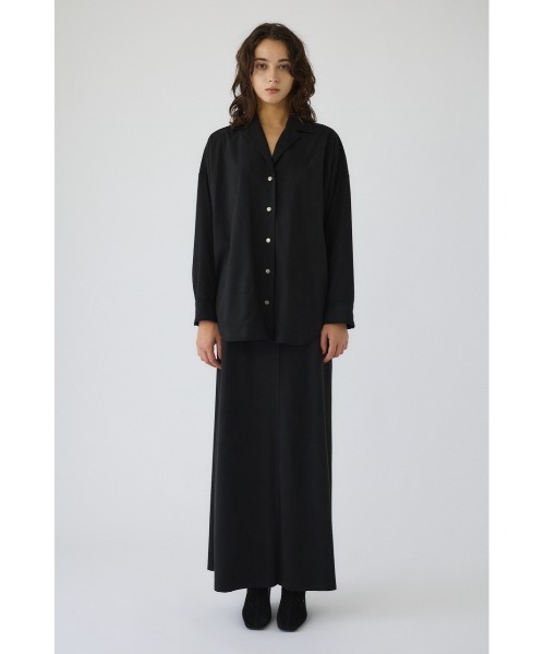 RIM.ARK(リムアーク)の「Open collar F/Suede shirt JK オープンカラーフェイクスエードシャツジャケット(シャツ/ブラウス・レディース・カーキ/ブラック・FREE)」の21枚目の写真