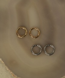 bonu.（ボヌ）の「【サージカルステンレス】 ワンタッチフープイヤリング イヤーカフ（イヤリング）」