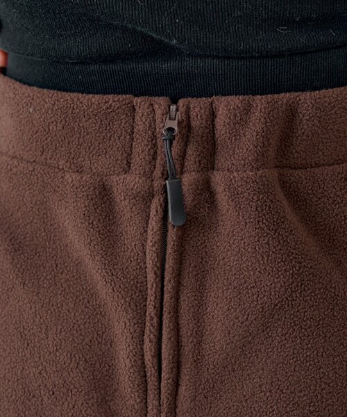 Chico（チコ）の「【セットアップ対応】フリース台形ミニスカート（スカート・レディース・アイボリー/グレー/ブラウン・FREE/MEDIUM）」の16枚目の写真