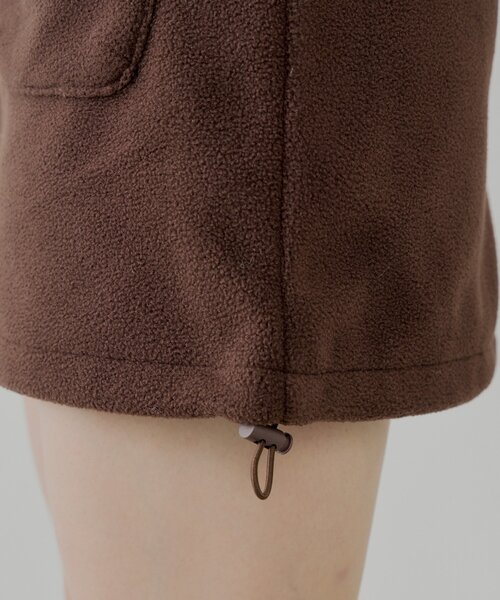 Chico（チコ）の「【セットアップ対応】フリース台形ミニスカート（スカート・レディース・アイボリー/グレー/ブラウン・FREE/MEDIUM）」の19枚目の写真