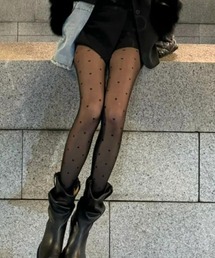 レディースのタイツ/ストッキング（ボーダー柄）ファッション通販