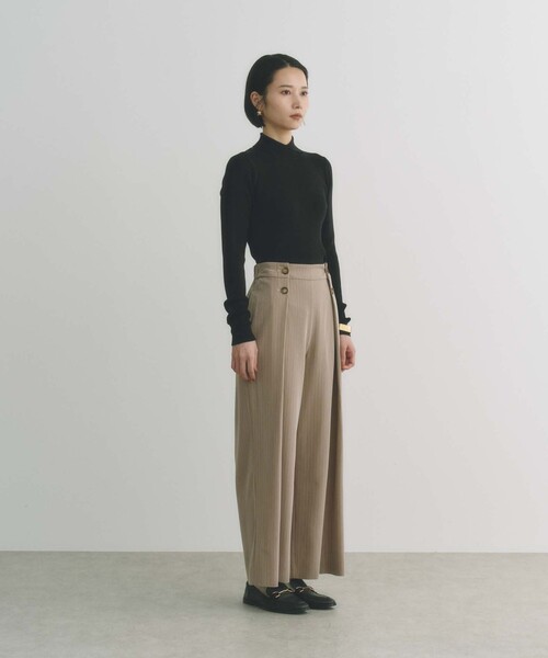 BIANCA(ビアンカ)の「【BAILA12月号掲載】【体型カバー】フロントボタンパンツ(その他パンツ・レディース・ベージュ/ネイビー/グレー系その他・36/38)」の19枚目の写真