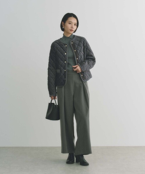 BIANCA(ビアンカ)の「【BAILA12月号掲載】【体型カバー】フロントボタンパンツ(その他パンツ・レディース・ベージュ/ネイビー/グレー系その他・36/38)」の17枚目の写真