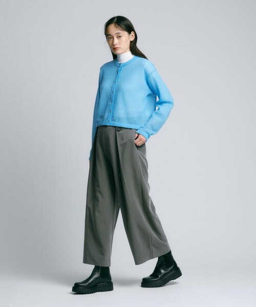 BIANCA(ビアンカ)の「【BAILA12月号掲載】【体型カバー】フロントボタンパンツ(その他パンツ・レディース・ベージュ/ネイビー/グレー系その他・36/38)」の15枚目の写真