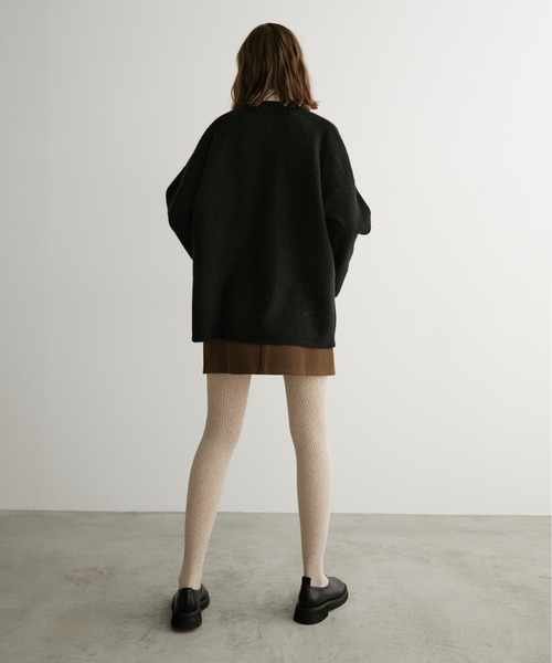 LOSCa(ロスカ)の「ウールタッチミニスカート(スカート・レディース・ブラウン/チャコールグレー/ブラック・S/M)」の13枚目の写真