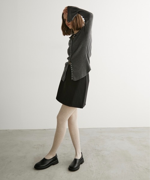 LOSCa(ロスカ)の「ウールタッチミニスカート(スカート・レディース・ブラウン/チャコールグレー/ブラック・S/M)」の22枚目の写真