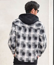 SILVER BULLET（シルバーバレット）の「『BENUSTA/ベヌスタ』フード付きチェックジャケット【CN】（ブルゾン）」