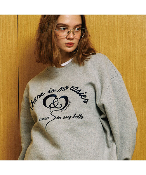 GAKKAI UNIONS(ガッカイユニオンズ)の「セイハローチェーン刺繍スウェットグレー(スウェット・レディース・その他・MEDIUM/LARGE)」の1枚目の写真