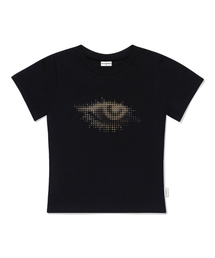 ESCAPEFROM（エスケープフロム）の「One Eyed Print Slim Fit Short Sleeve Tee Black（Tシャツ/カットソー）」