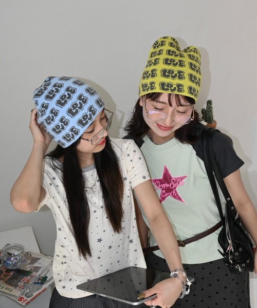 希少 Roen スカル ラメ バルーン ビーニー 希少 Roen スカル ラメ